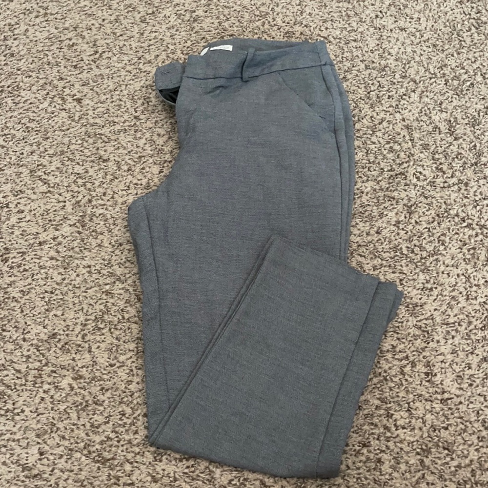 Gray work pants